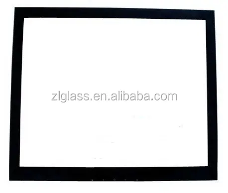 Custom 0.5mm Tempered Glass Screen Printing Color For Display
