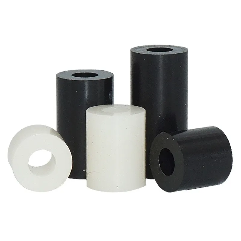 OEM Law Price Black  White Nylon ABS Plastic Round PCB Standoff Spacers