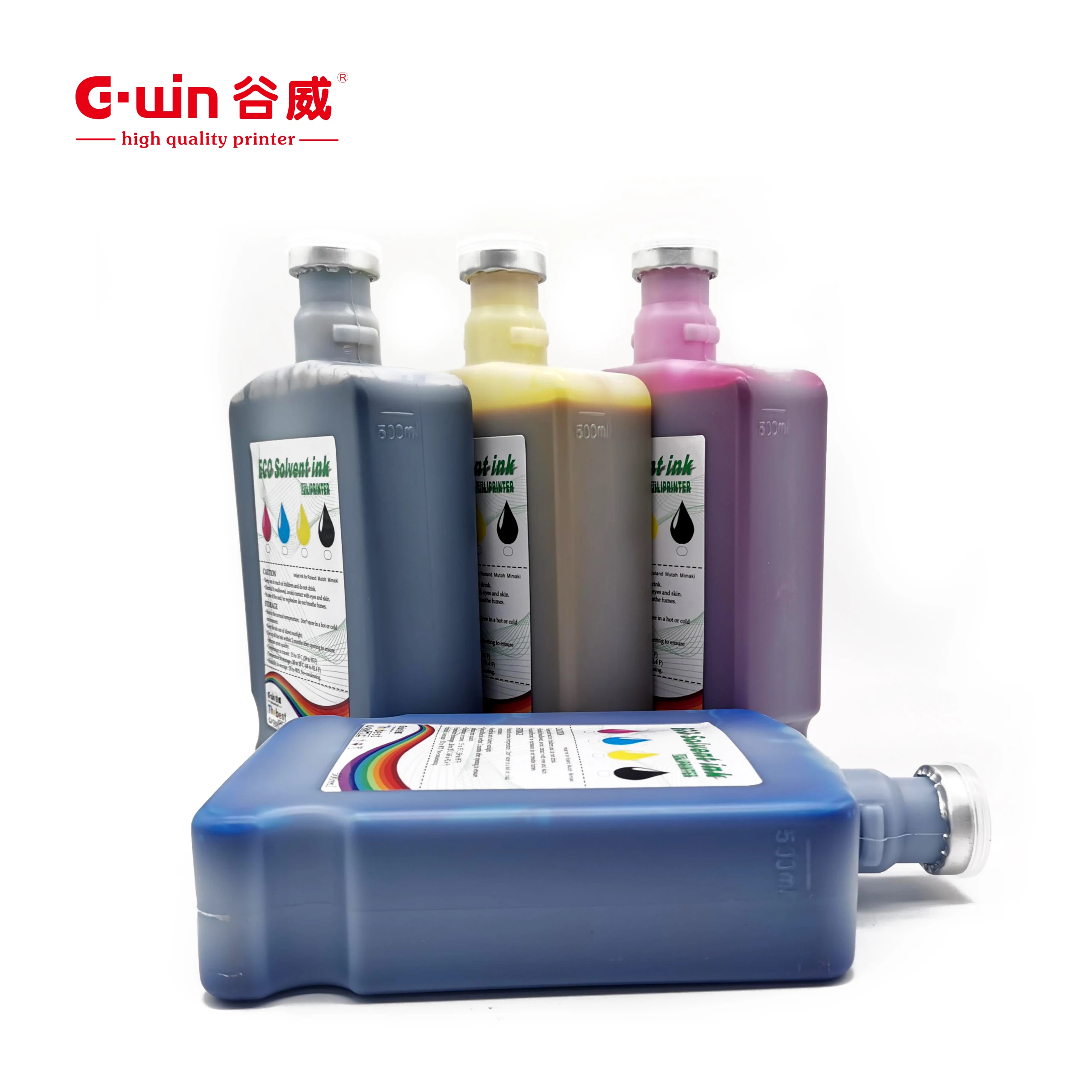 High Quality 500Ml Eco Solvent Pigment Ink Domestic Product Eco Solvent Ink