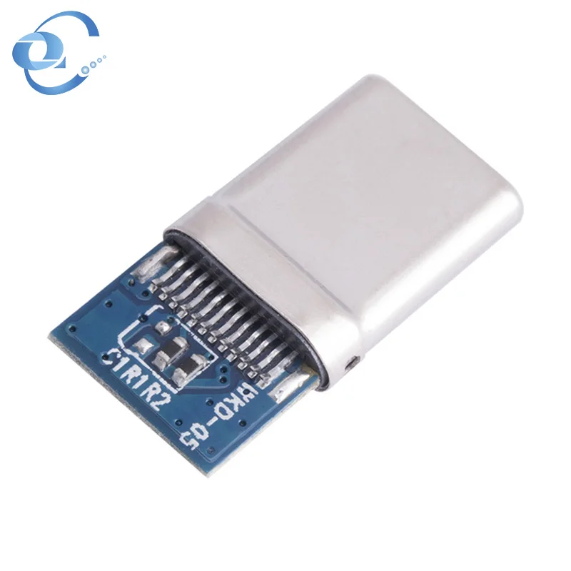56K Resistance Mini Usb Type C Connectors pcb Usb Male Type-c Connector