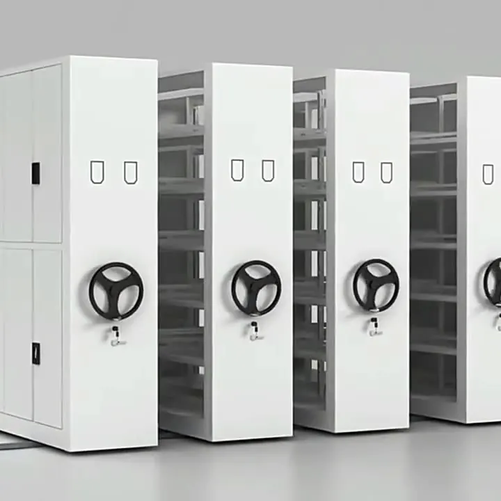 High Density Mobile Book Compact Space File Metal Unit Save Shelves Rack Cabinet Filing Storage Library Furniture