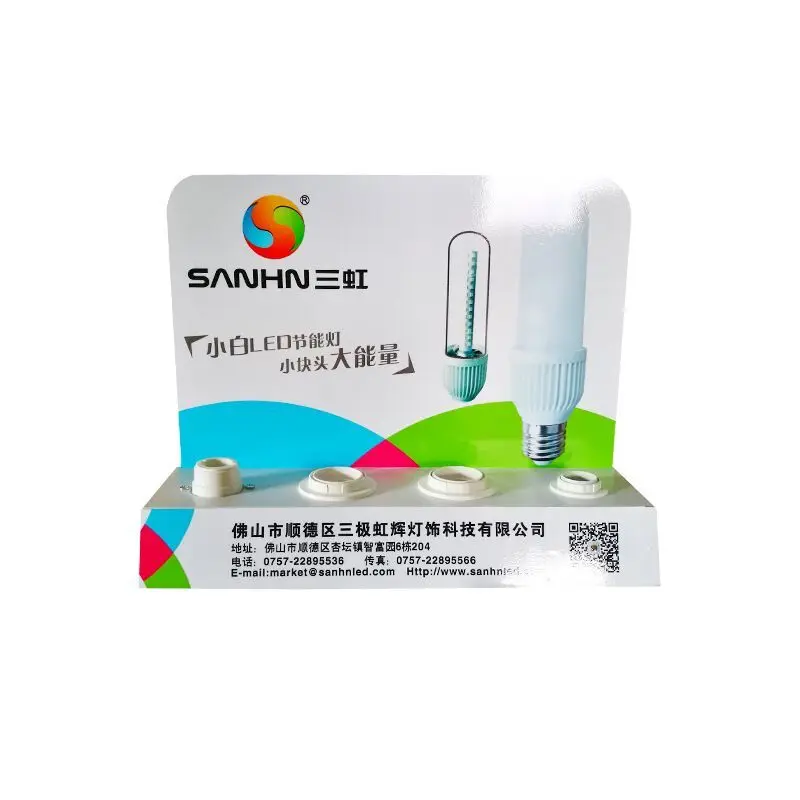 Custom Design Acrylic Light Bulb Lamp Tester Holder Display Case