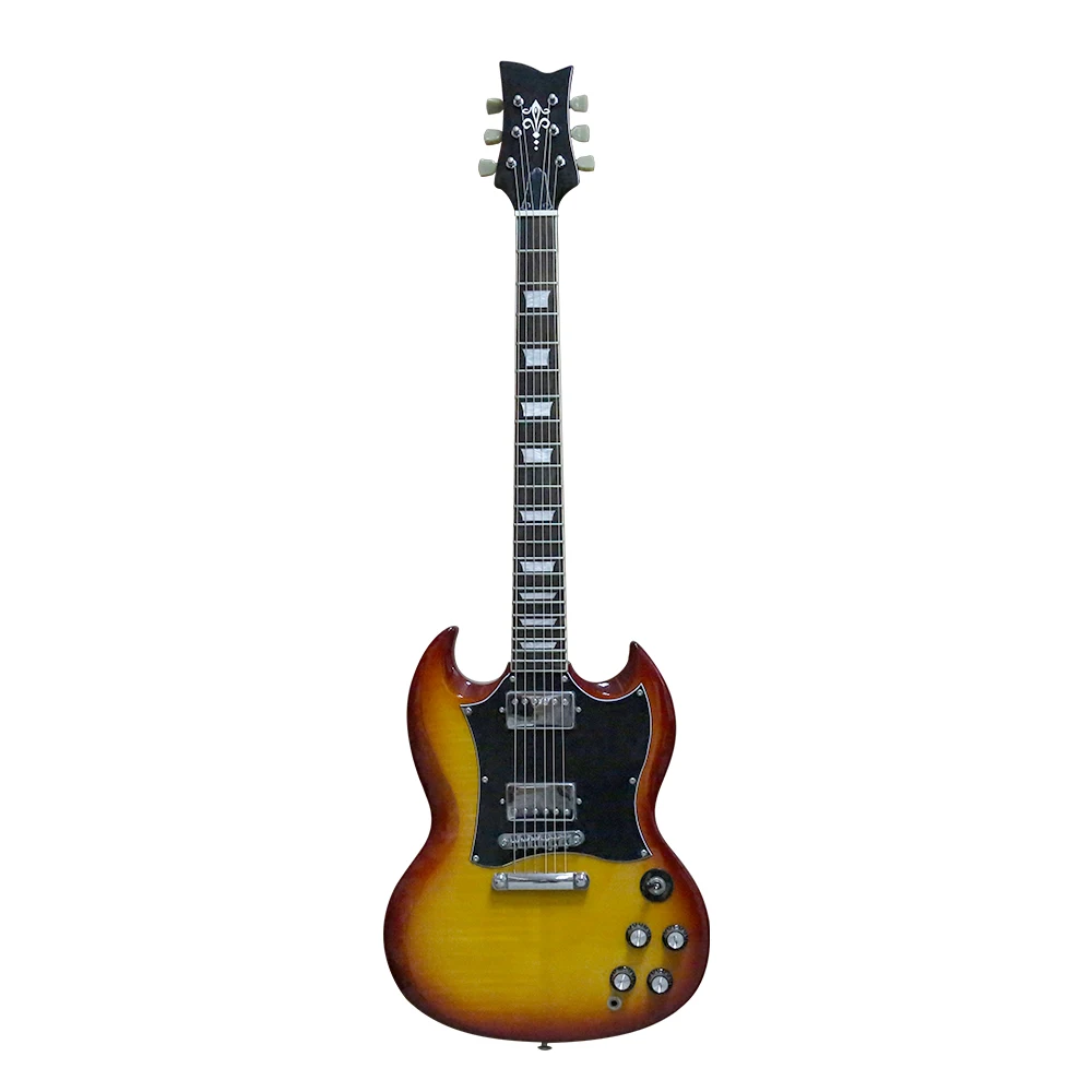 
Full Size Shaped SG Electric Guitar OEM Factory 