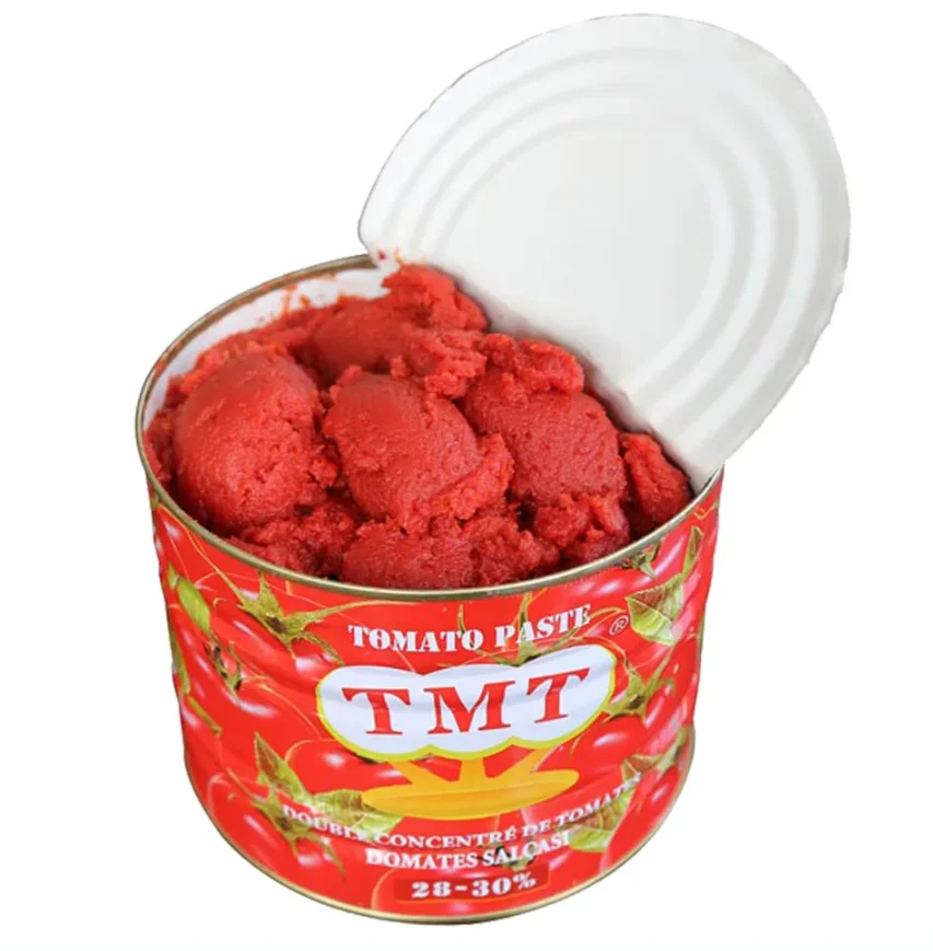 All Sizes Halal Tomato Paste From 70g to 4.5kg 28-30% Tomato Sauce