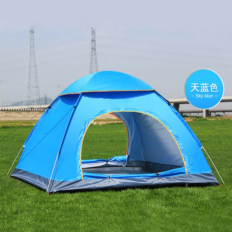 Wholesale Safari Canvas Luxury Camping Tent With Bedroom Camping Picnic Tents for Outdoor Family Use 3-4 Person