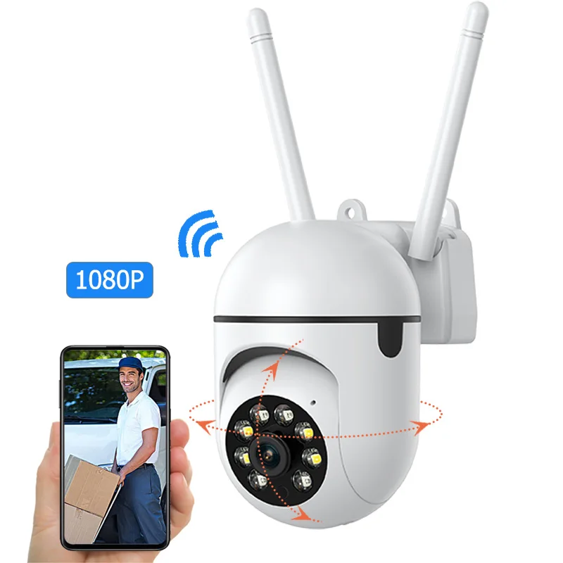 IP camera de surveillance sans fil outdoor house ptz security camera with color night vision