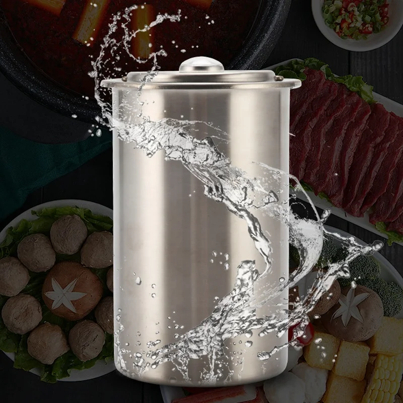 Bacon Meat Boiler Pot Kitchen Cooking Pressure Lunch Sandwich Bacon Meat Ham Maker Stainless Steel Meat Press with Thermometer