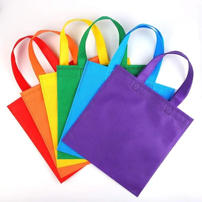 Custom Eco Friendly Recycle Durable Large Tote Polypropylene Non Woven Reusable Grocery Bags With Logo Non-woven Bags for Gift
