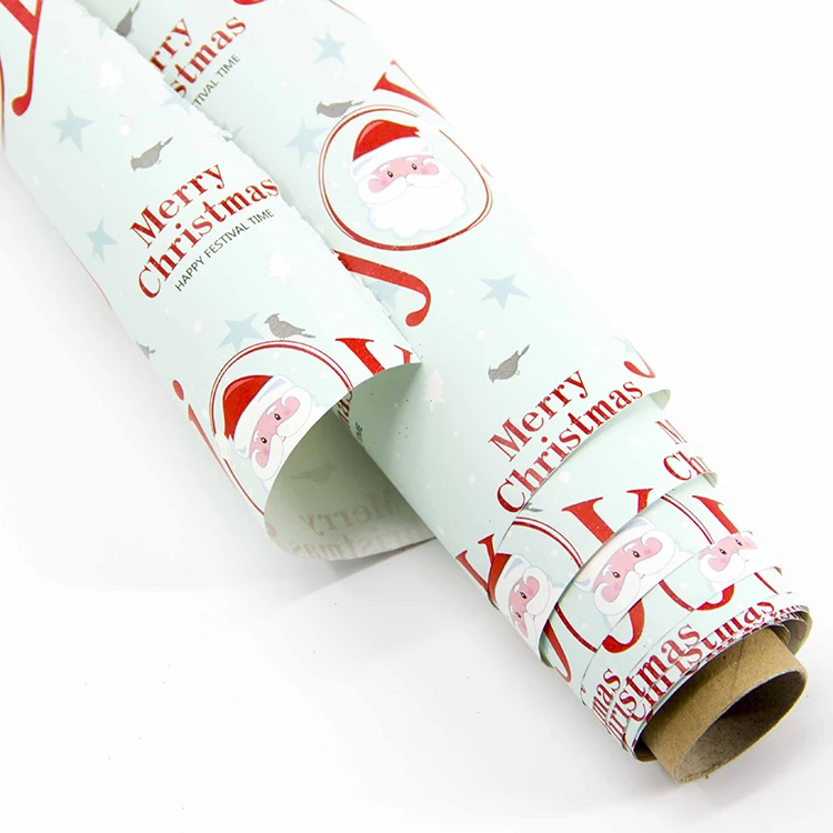 Christmas Decoration Gift Box Wrapping Paper Diy Handmade Paper Bag Gift Cover Cartoon Color Paper box