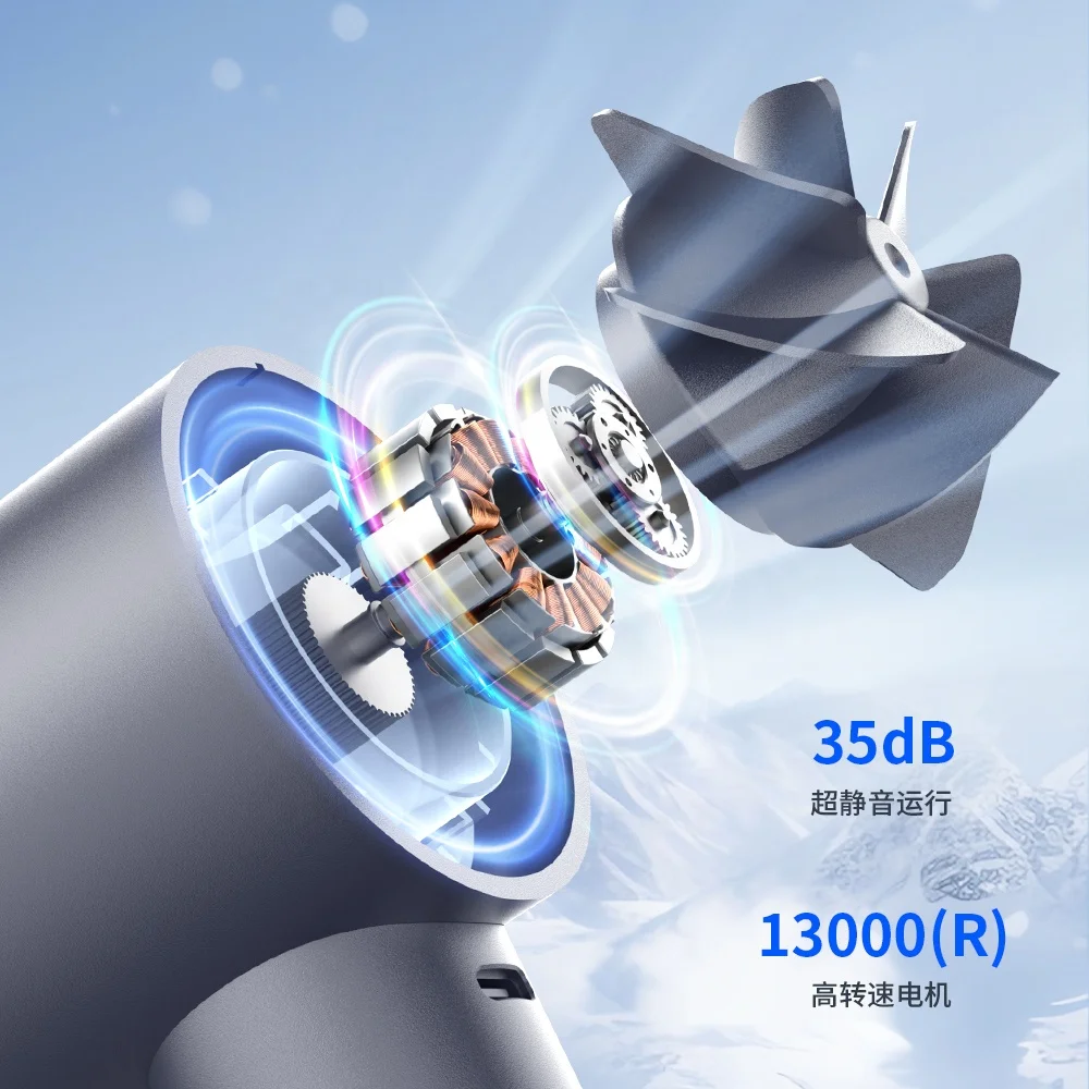 2024 Новый 3000 4500 мАч холодный компрессор небольшой вентилятор для наружного охлаждения льда Usb перезаряжаемый мини портативный
