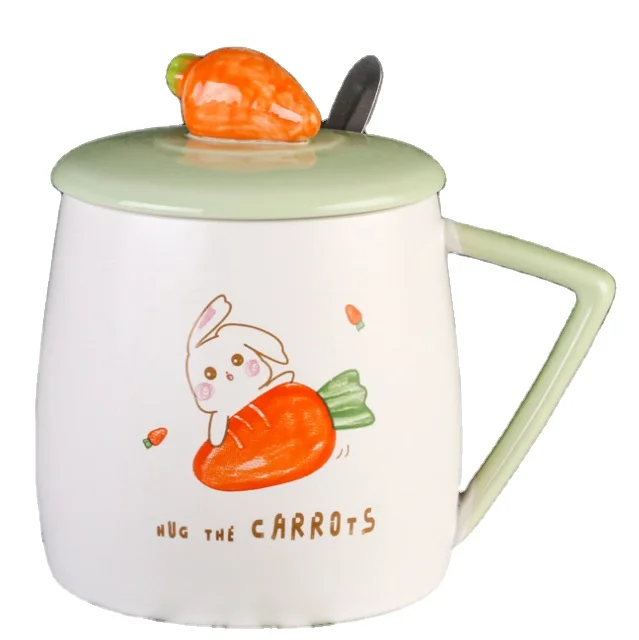 Cute Floppy Ears Bunny Rabbit  Coffee Mugs Tea Cup  mark cup cheap mugs