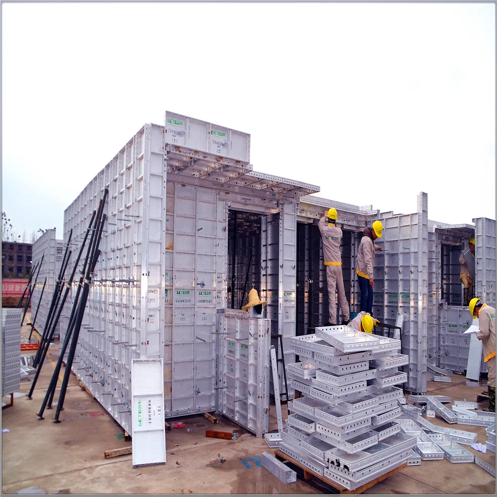 
Aluminum formwork for concrete construction and GETO CONCRETE wall FORMWORK 