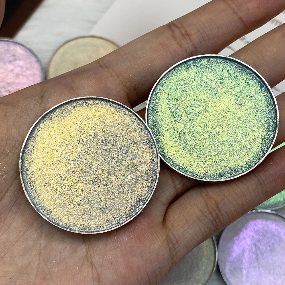 Подгонянная многохромная палитра теней для век oem макияж высокий пигмент водостойкая жемчужная частная этикетка