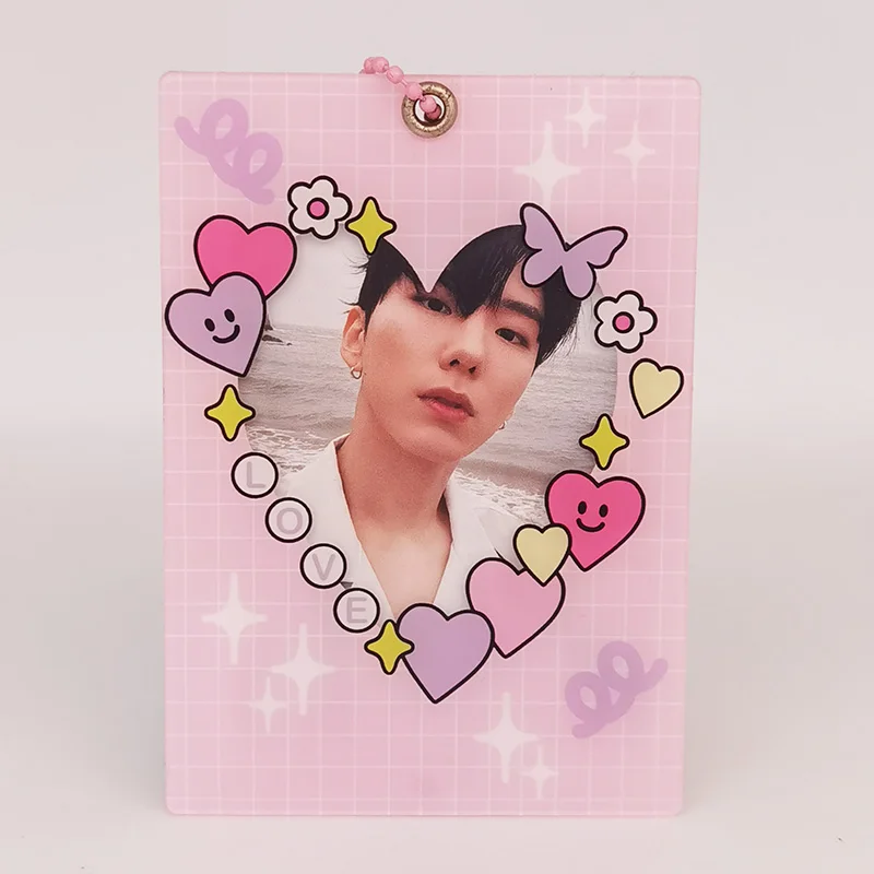 Wholesale Custom your own design Cute Korea Style kpop photocard holder Stars photo collect card holders