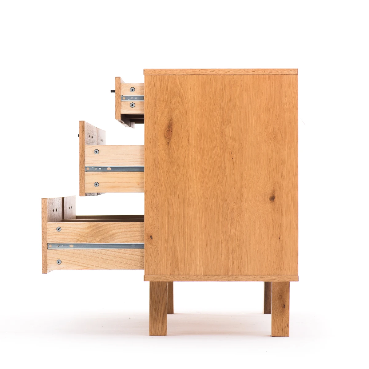 Chinese Custom Modern Style Dining Set Vintage Sideboard Furniture Wood Cabinet Chest Of 7-Drawer Dresser Sideboard