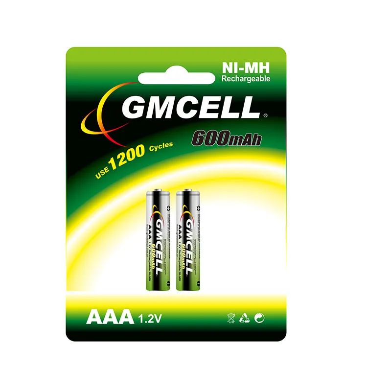 NI-MH 2/3aaa battery 1.2v aaa 600mah 1.2v ni-mh rechargeable battery 1.5v aa ni-mh rechargeable battery