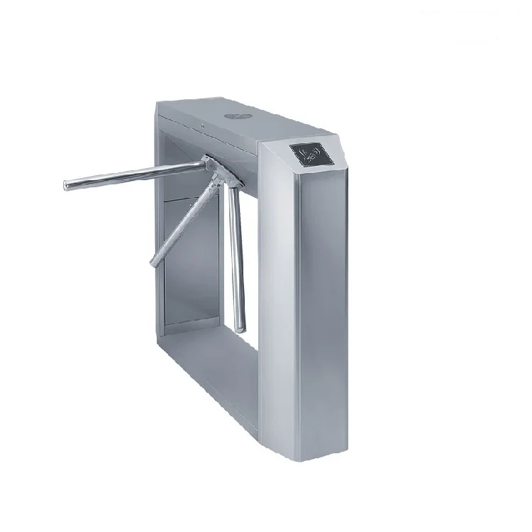 Modern One Way Entrance RFID  Mechanical Turnstile Code Scanner Durable Tripod Turnstile
