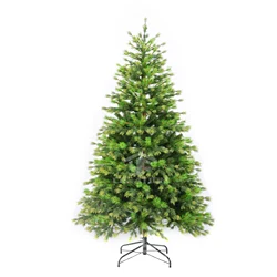 YFCreation New Year Green PVC PE Mixed Artificial Christmas Tree Pre Lit Home Decoration 2023 Navidad Xmax Tree