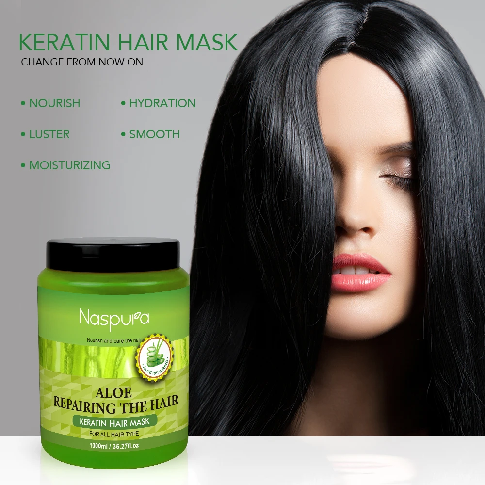 Hot Selling Deep conditioning Hair Magic Treatment Nourishing Aloe Hair Mask for Dry Hair