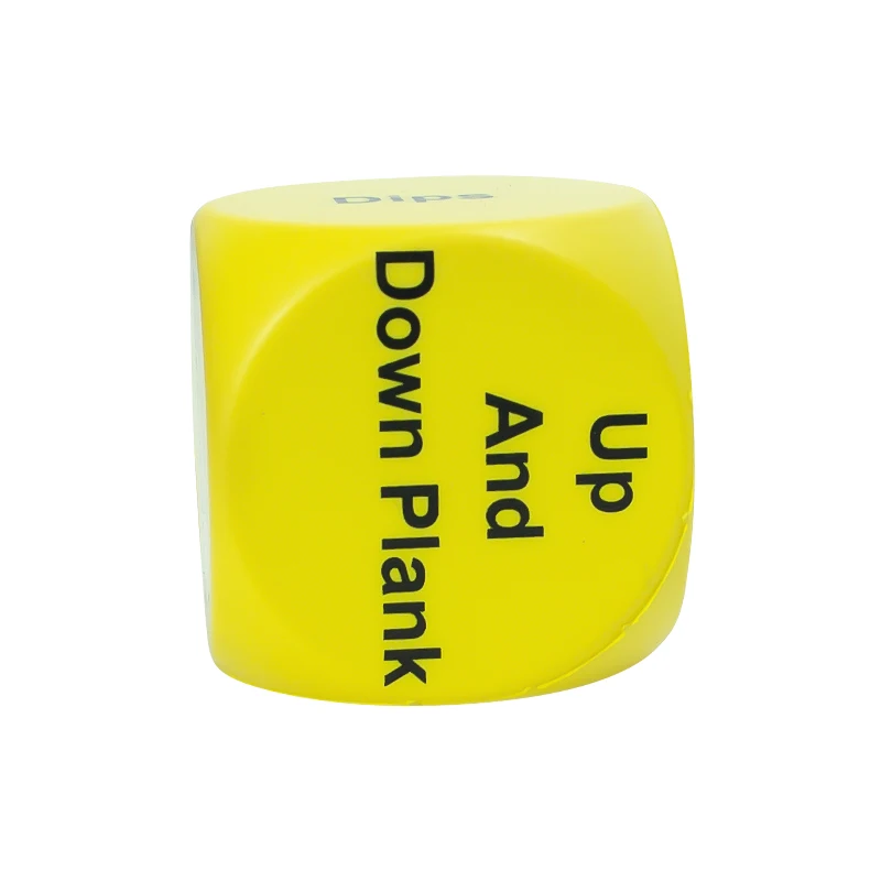 Hot Selling Colorful 4 6 8 10 12 20 Side PU Foam Dice Toy Squeeze Toy Soft Dice For Fitness Board Game