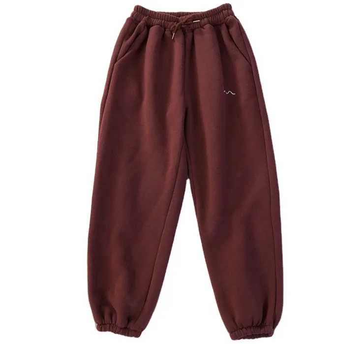 Pants Women Casual Loose Korean Style soild color Thick Sweatpants Autumn Winter Fashion New thin Trousers Femme