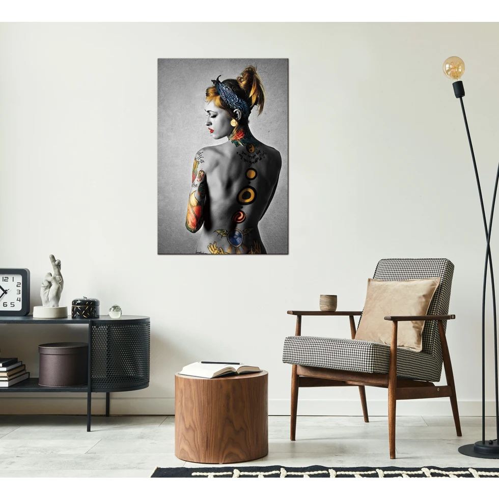 Wholesales China supplier nude digital oil painting woman painting canvas for home decor