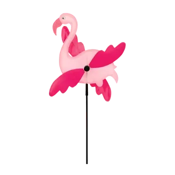 Custom Funny Garden Ornaments Multi-Flamingo Outdoor Den Plug-In Iron CoratioWindmill Flower Design Edging for Home and Plants