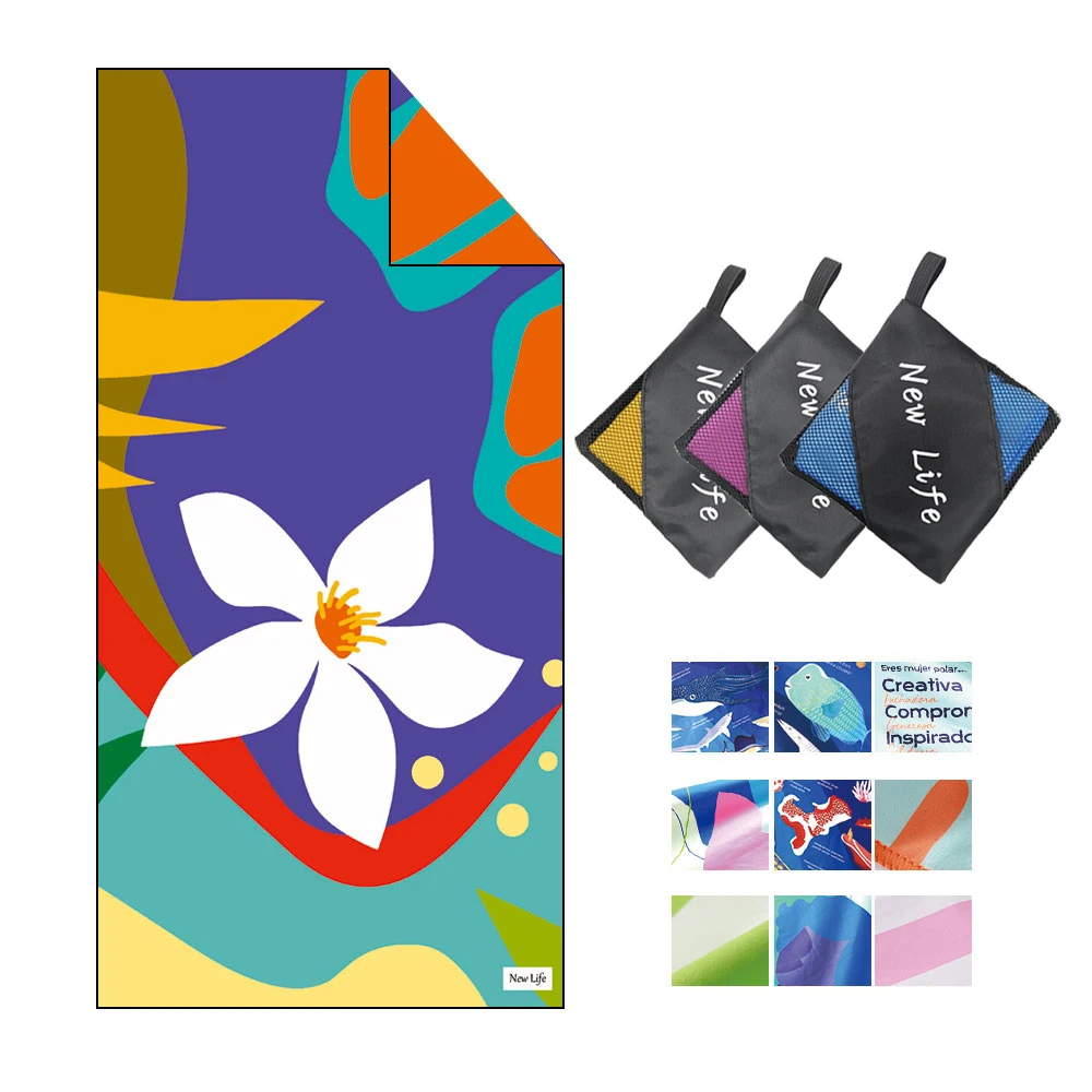 Luxury Microfiber Large Bath Towel Beach Bath Sheet Fast Drying Towel Soft Absorbent Hotel Terry Towel