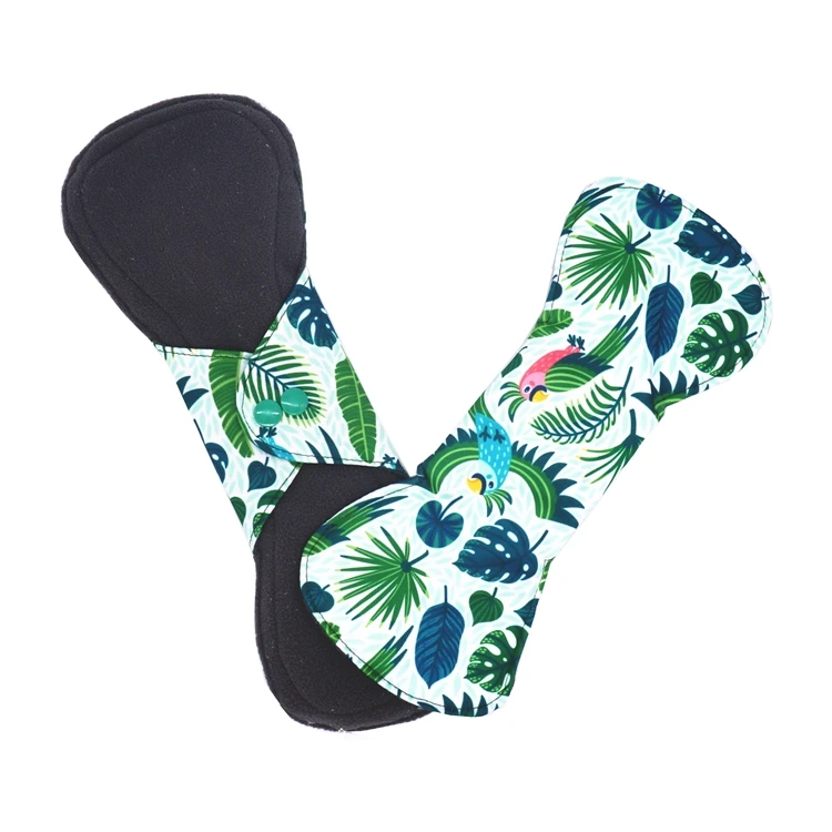 Hot selloing menstrual pads sanitary,girl pads sanitary napkin,menstrual pads reusable solid colour