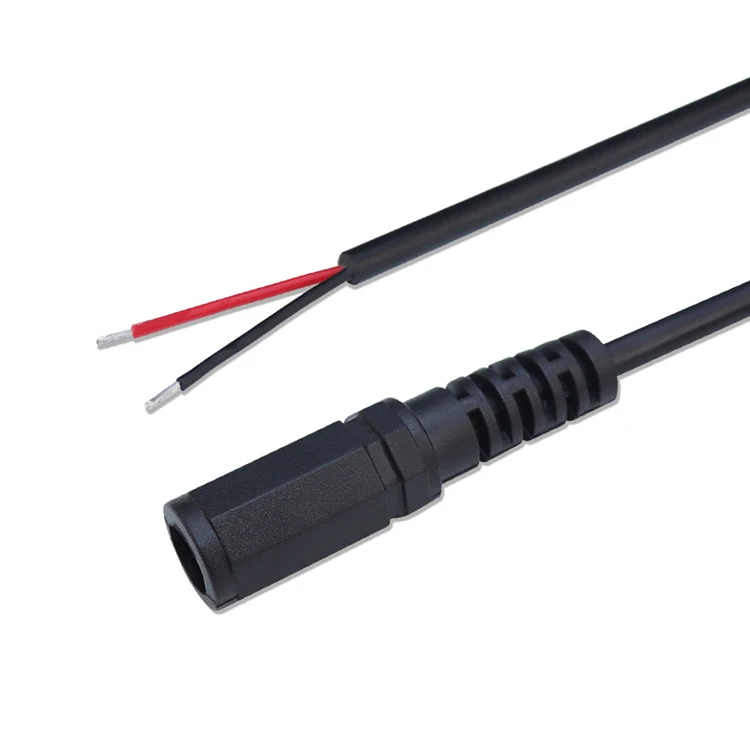 Dongguan Guangying OEM/ODM Good price Factory direct DC5521 power charger cable Finely processed  extension cable