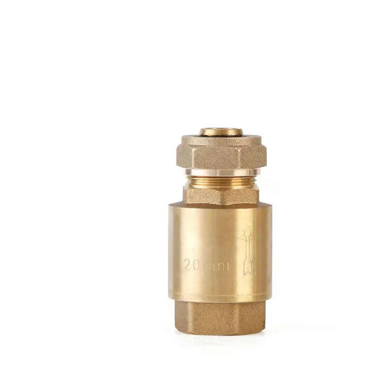 Europe Popular Manual Brass Foot Valve Check Valve High Temperature Control for Water Oil Male Female Structure Hydraulic Power