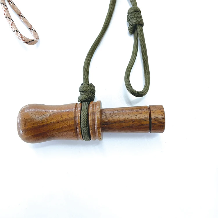 Hitop 12-Rings Goose Gear Braided Hunting Accessories Duck Call Necklace With Adjustable Hand Braider