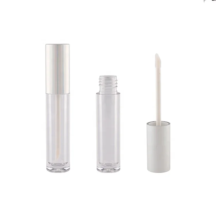 
Cylind Round Modern Custom Made Creative White Wand Neutral Lipgloss Tube Refilable 