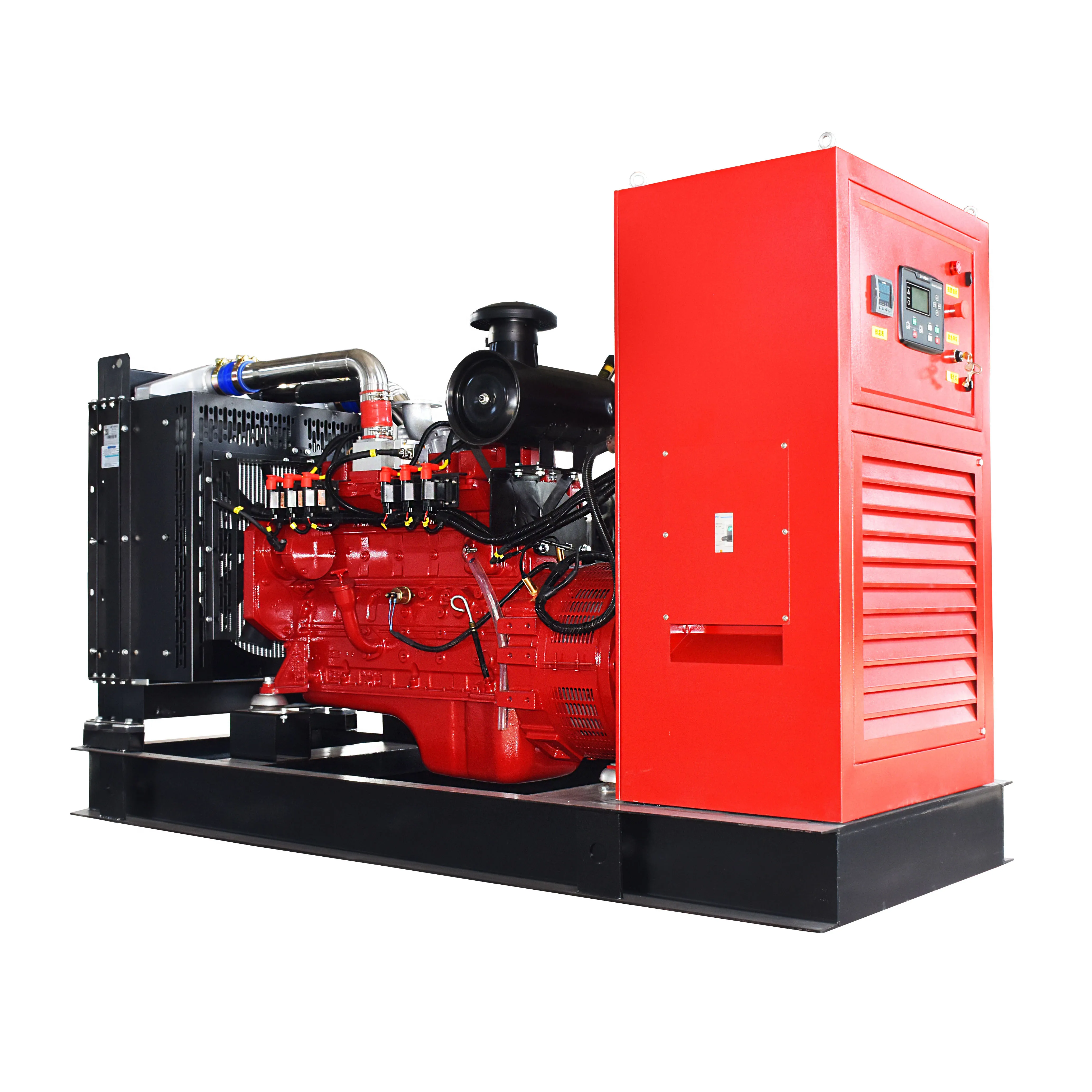 120KW Natural gas genset 6BTAA LPG generator biogas engine 150KVA Biogas generator set Biomass gas turbine engine