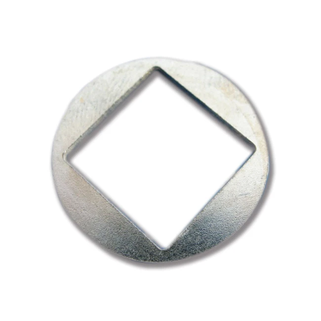 Stainless Steel 304 DIN440 Flat Round Washer with Square Hole M5-M22