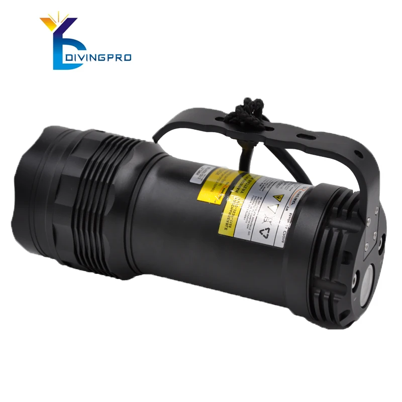 High power rechargeable aluminum  flashlight torch led 5000lumen diving torch
