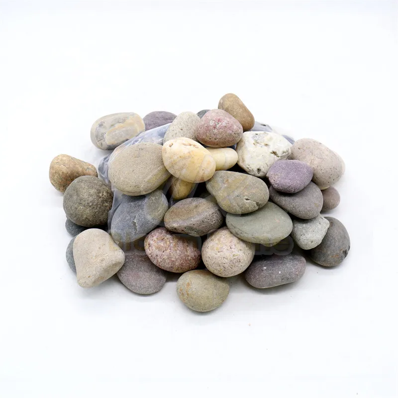 Unpolished Pebble Stone River Rock for Plants Garden