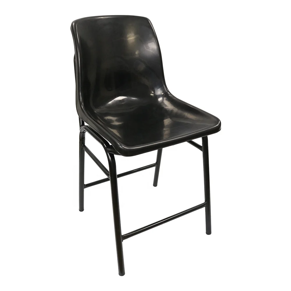 QXR Q- BC1 41x41x83 см, металлическая рама, конструкция, черная Антистатическая ESD подкладка для комнаты, стул с жестким пластиковым сиденьем