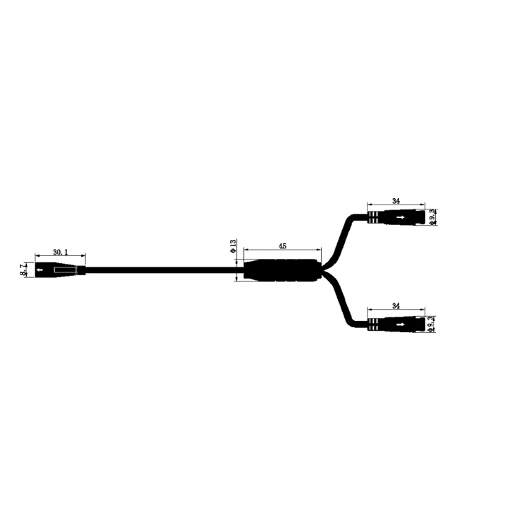 Stable Ebike Waterproof Assembly Cable Conect Cable Bicycle Accessories Bike