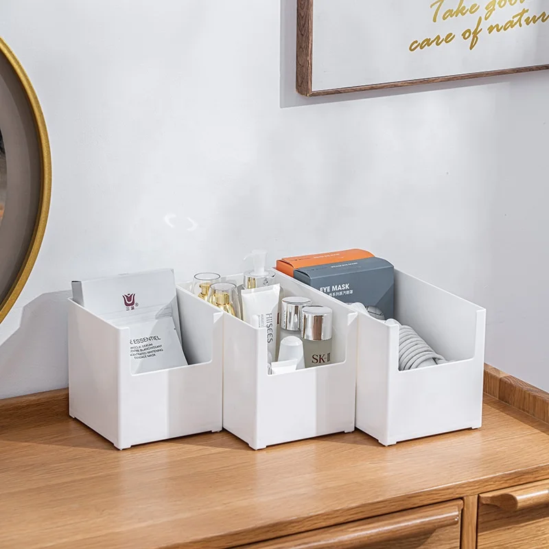 LiteX New Wholesale Organizer Kitchen Cabinet Right Angle Drawer Divider Basket Desktop Storage Lattice Organizer