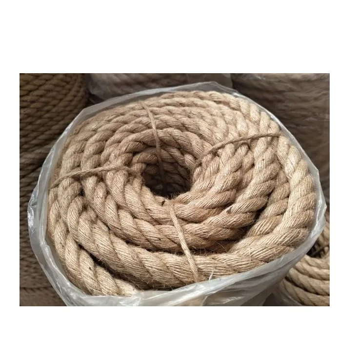 20mm 100% Sustainable Twisted Jute Rope 25 kg Coils Manufacturer Wholesale Goodman Global Export From Bangladesh