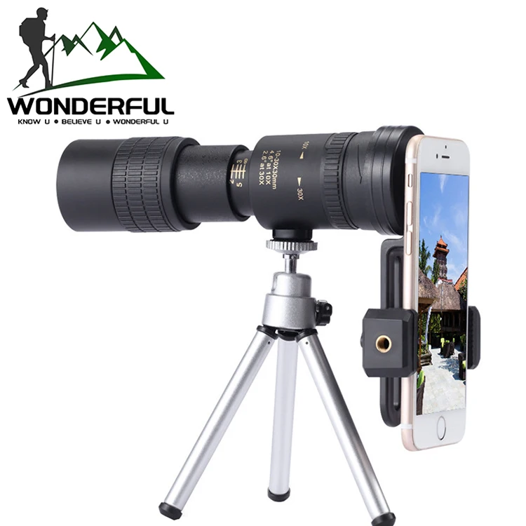 Factory Wholesale Metal Powerful High Definition Continuous Zoom Telephoto Monocular Telescope
