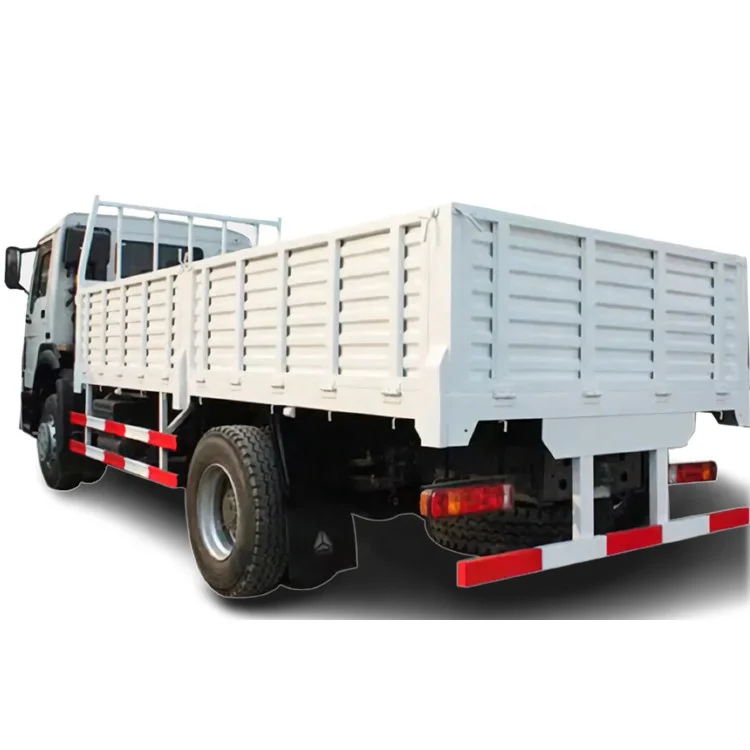 8X4 HOWO single cabin Lorry Trucks wagon 8M 8X4 Cargo tray body Diesel Engine 9-speed heavy duty dry goods 9-speed gear box