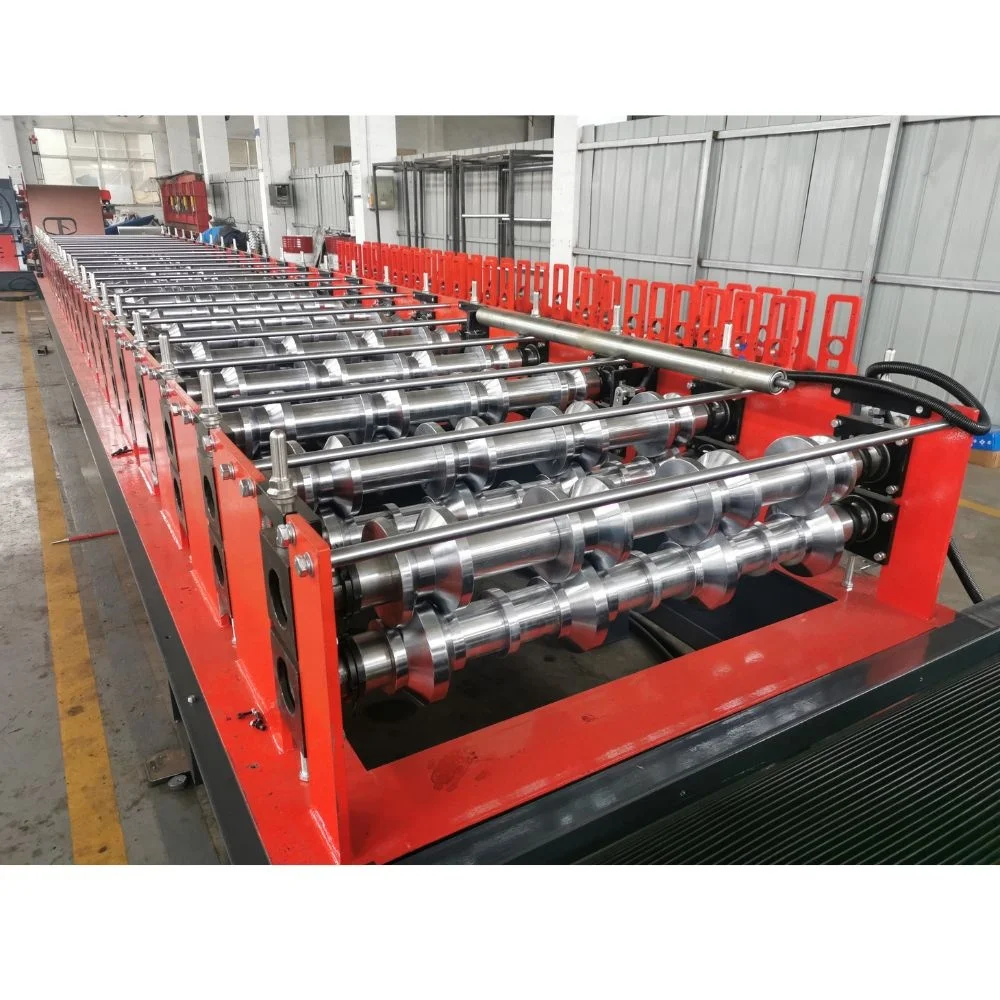USA Popular 30 Meters/Minute PBR PBU R Panel AG Panel Trapezoidal Roof Sheet Roll Forming Machine Tile Making Machine