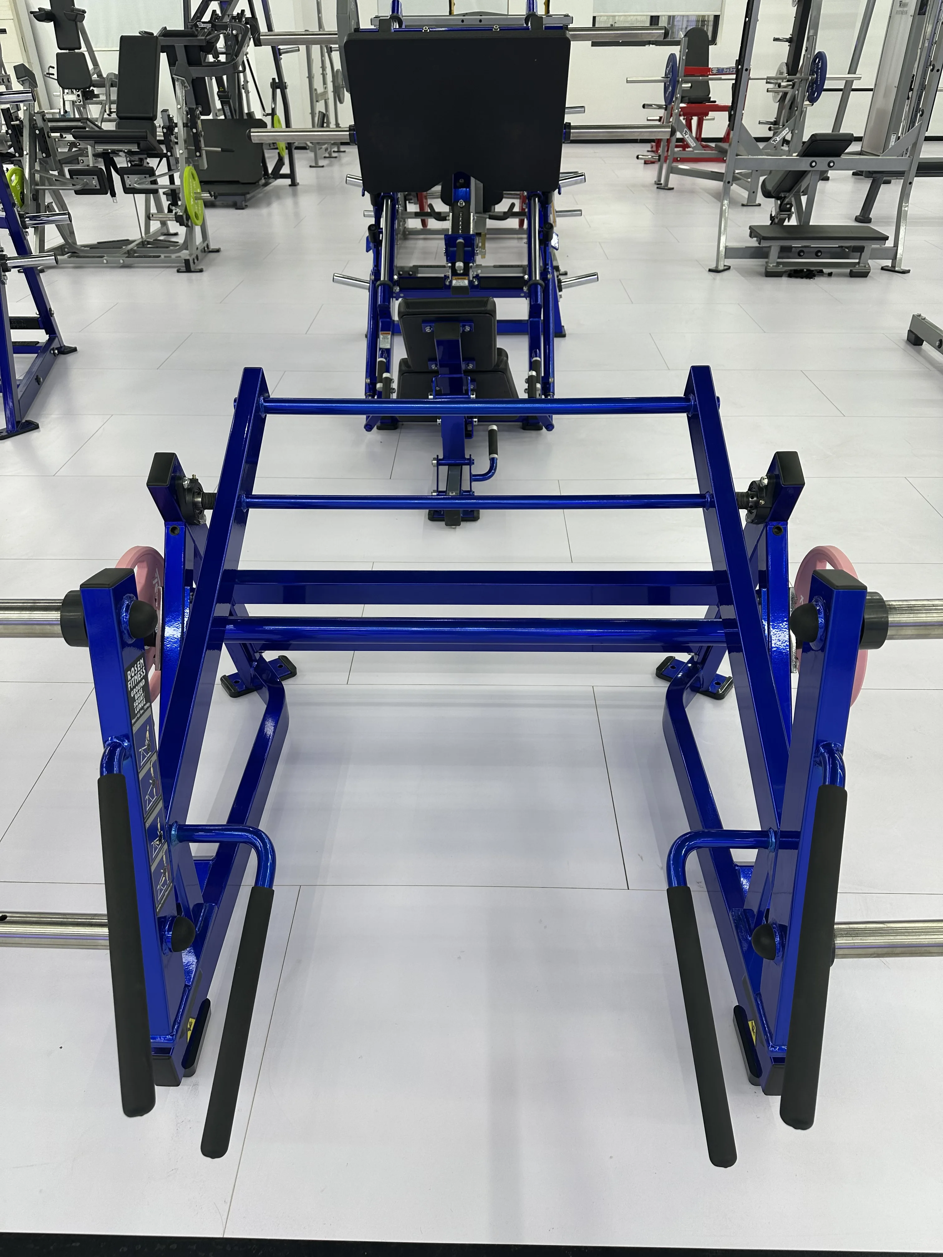 Big Discount Customized ROSEN  Fitness Gym Equipment Adjustable Ground Base Squat Lunge  With Color Customization