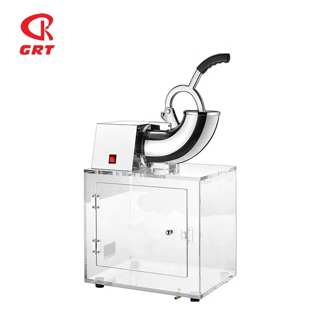 GRT-A108F Dual Blades Electric Ice Crusher /Stainless Steel Snow Cone Maker Machine /ice shaver machine