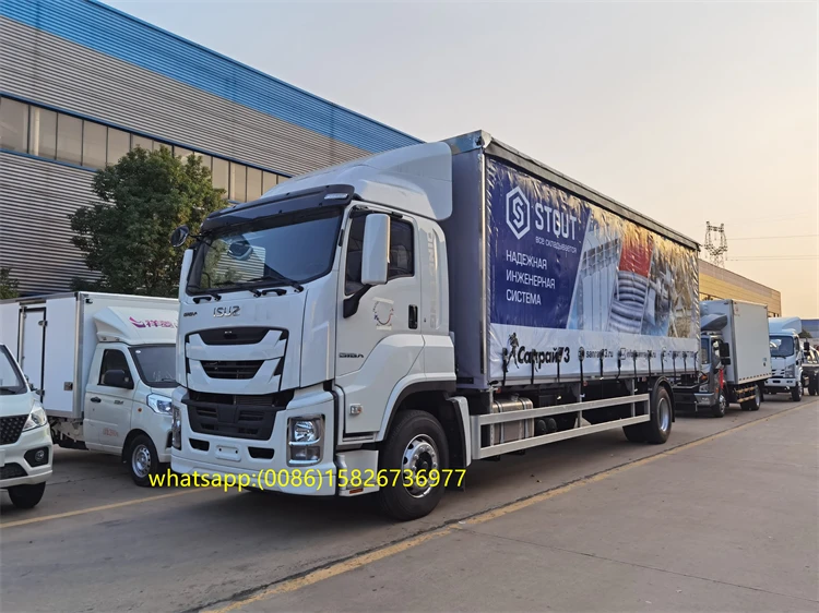 24 л.с. 300 4x2 Япония 18 тонн 15 фургон грузовик 12 занавес низкая цена в России