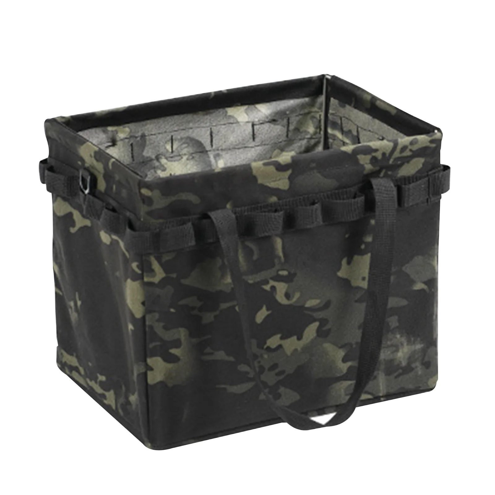 Wide Mouth Tool Bag Multifunction Multi Pocket Organizer Bag Wear-Resistant Tool Pack for Camping Hiking Picnic