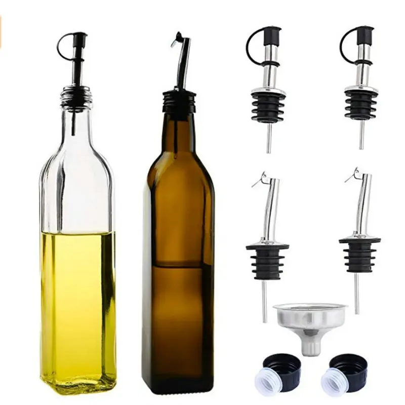 
Wholesale Mini Empty Brown Dark Green 100M 250Ml 750Ml 1000Ml Cooking Oil Bottle 