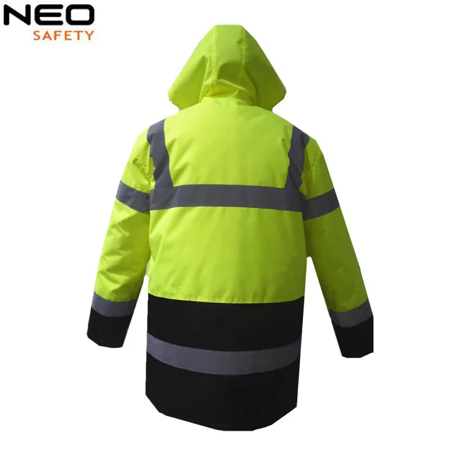 WInter HIVIS jacket men cargo jacket work clothing  long sleeve work suit reflective safety clothing
